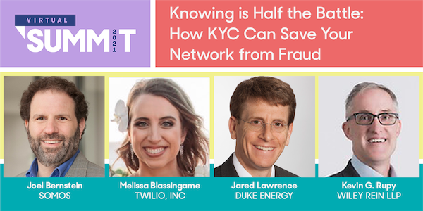 Explore How to KYC with Twilio, Duke Energy and Wiley Rein LLP at the 2021 Somos Summit!