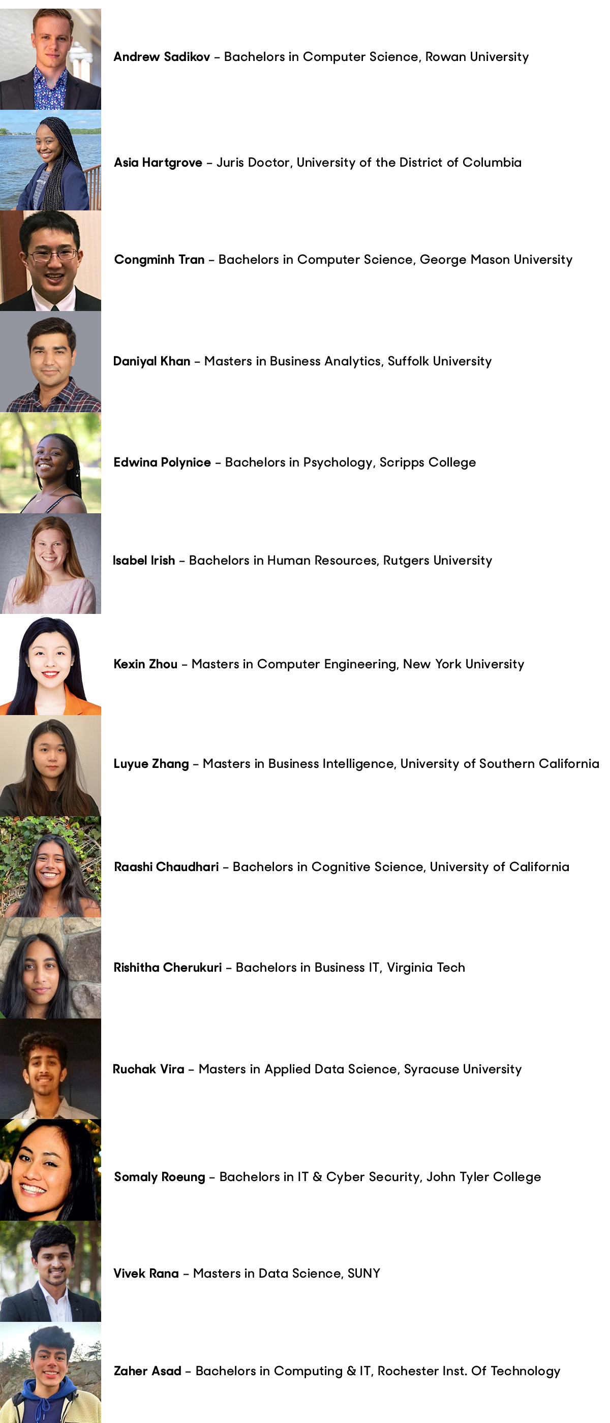 Team Somos is thrilled to announce our cohort of next-generation leaders!