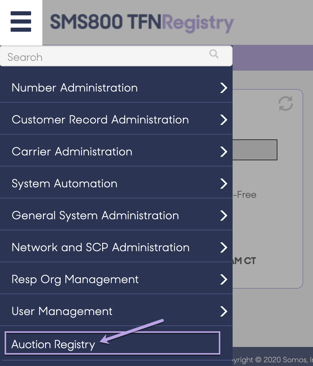 Visibility into Numbers Acquired During the 833 Toll-Free Auction Streamlined